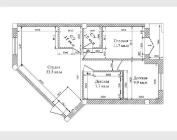 74 м², 4-комн. квартира, 10/12-2