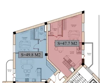 110 м², 4-комн. квартира, 14/14-3