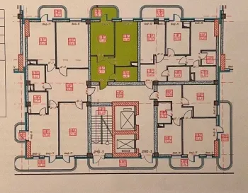 42 m², 2-xonali kvartira, 10/13-1