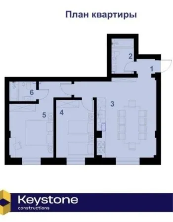 95 m², 3-xonali kvartira, 8/9-1