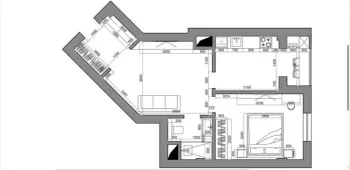 60 м², 2-комн. квартира, 5/14-1