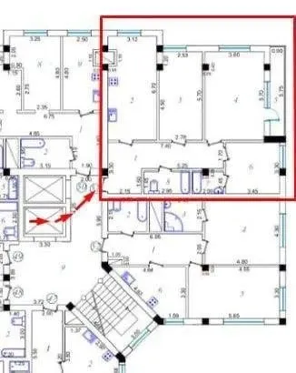 93 м², 4-комн. квартира, 8/10-0