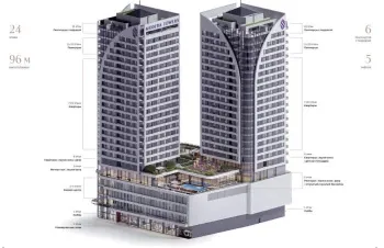 58 м², 2-комн. квартира, 19/23-1