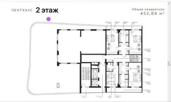 450 м², 5-комн. квартира, 14/15-1