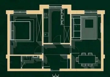 70 м², 3-комн. квартира, 3/7-2