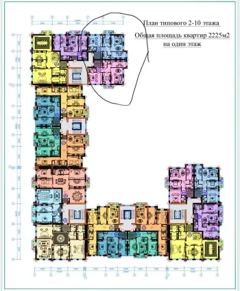 100 м², 4-комн. квартира, 10/10-1