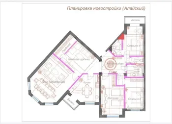 170 м², 4-комн. квартира, 8/11-1