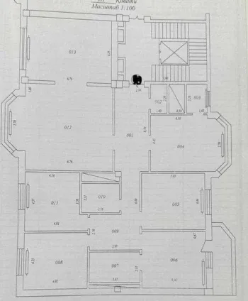 250 м², многокомнатная квартира, 3/7-2