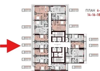 38 м², 2-комн. квартира, 12/24-3