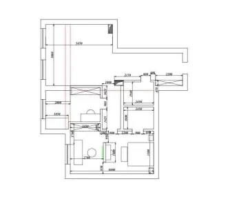 96 m², 3-xonali kvartira, 2/8-0