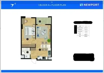 42 м², 2-комн. квартира, 4/16-3