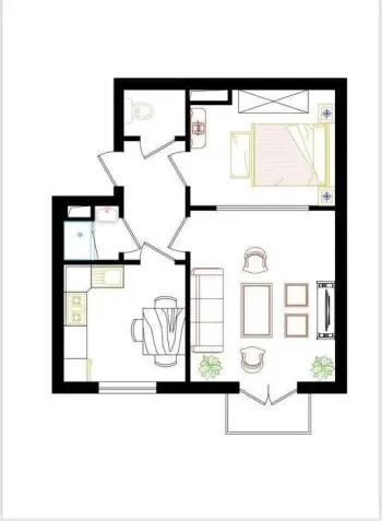 48 м², 2-комн. квартира, 3/10-2