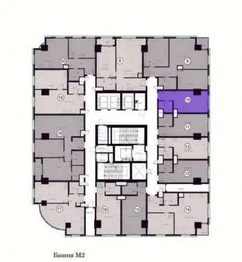 25 м², 1-комн. квартира, 9/26-2