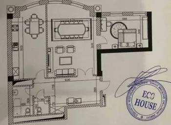 93 м², 2-комн. квартира, 5/12-1