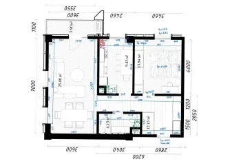 66 м², 3-комн. квартира, 10/12-2