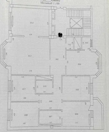 254 м², многокомнатная квартира, 3/7-1