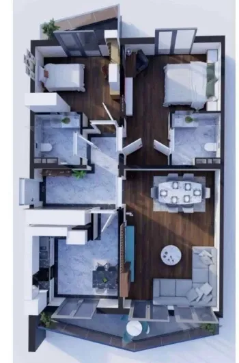 98 m², 3-xonali kvartira, 8/9-2