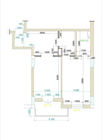 63 м², 2-комн. квартира, 7/11-2