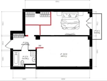 52 m², 2-xonali kvartira, 6/12-0