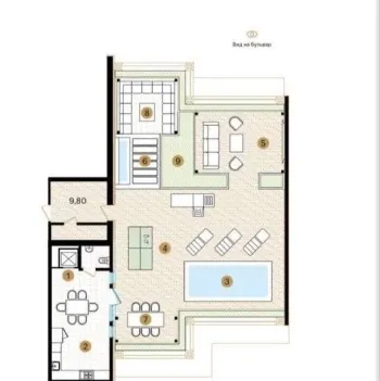 195 м², 5-комн. квартира, 9/10-2