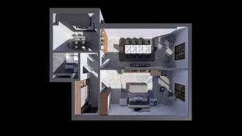 44 m², 1-xonali kvartira, 10/10-2