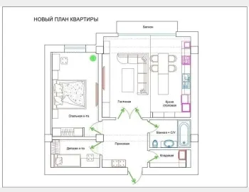 80 m², 3-xonali kvartira, 7/12-2