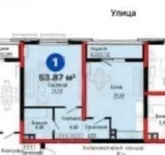 55 m², 2-xonali kvartira, 5/12-2