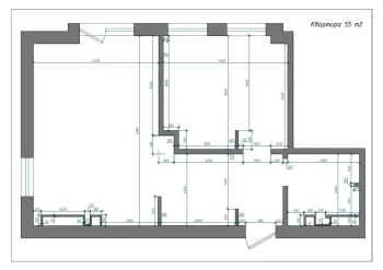 60 м², 2-комн. квартира, 8/10-0