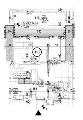 63 м², 2-комн. квартира, 6/51-1