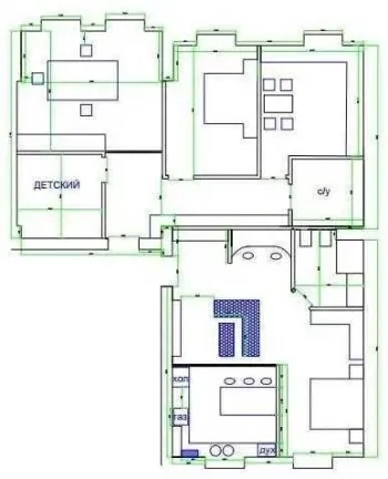 140 м², 5-комн. квартира, 9/10-1