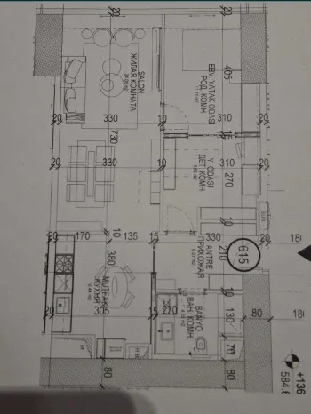 68 м², 3-комн. квартира, 34/51-2