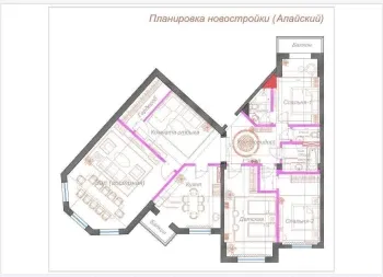 180 м², 5-комн. квартира, 8/11-2