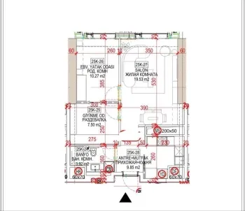 53 м², 2-комн. квартира, 23/51-2