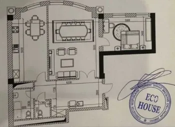93 м², 2-комн. квартира, 5/12-0