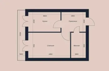39 м², 1-комн. квартира, 14/16-2