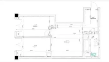 65 м², 2-комн. квартира, 4/11-2