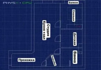 65 м², 3-комн. квартира, 4/10-1