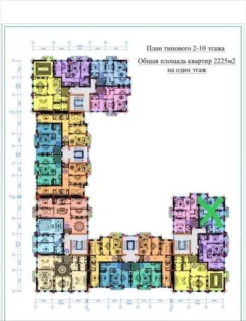 100 м², 4-комн. квартира, 4/10-0