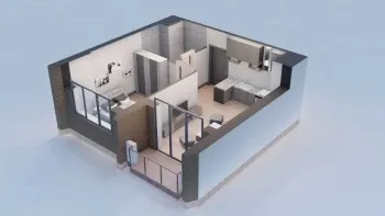 42 м², 2-комн. квартира, 3/16-2