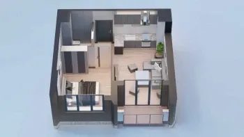 42 м², 2-комн. квартира, 3/16-3