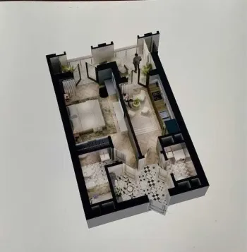 52 м², 1-комн. квартира, 13/16-2