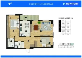 84 м², 3-комн. квартира, 11/16-1