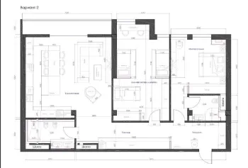 125 m², 4-xonali kvartira, 10/10-1