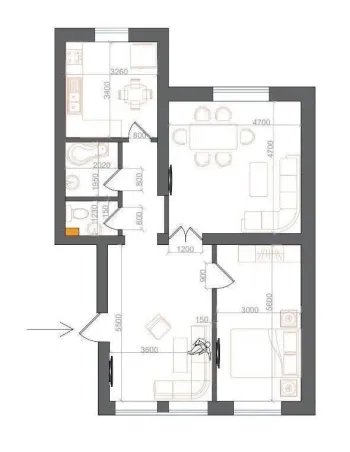 120 м², 4-комн. квартира, 1/9-0