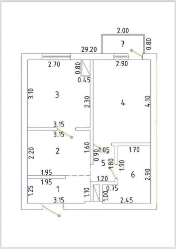 40 m², 1-xonali kvartira, 8/9-1