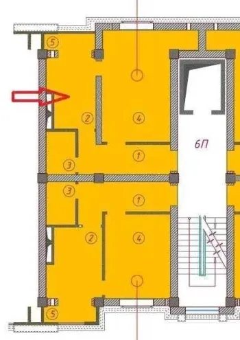 48 m², 1-xonali kvartira, 4/7-1