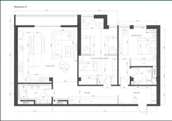 125 м², 4-комн. квартира, 10/10-0