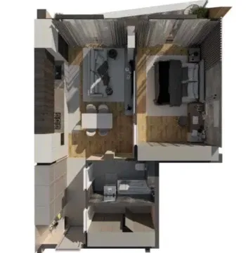 63 m², 2-xonali kvartira, 4/16-1