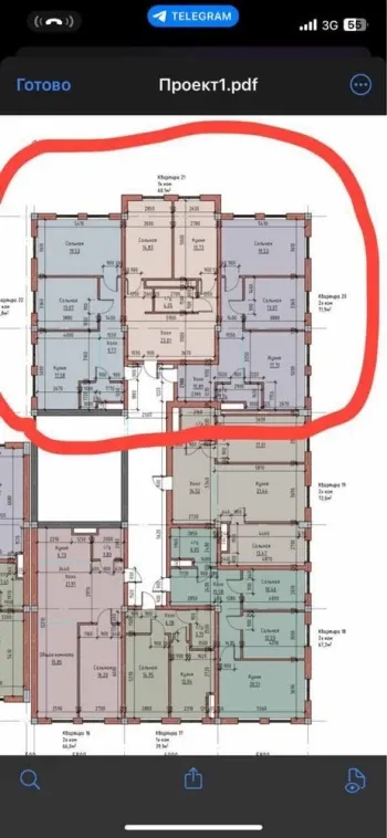 65 м², 2-комн. квартира, 10/10-2