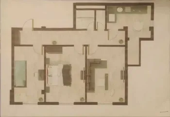 84 m², 3-xonali kvartira, 8/8-2